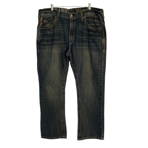 Ariat Medium Wash M5 Slim Straight Jeans - Picture 2 of 15